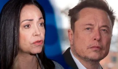 María Corina Machado y Elon Musk.