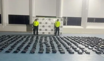 Marihuana incautada por la Policía. 