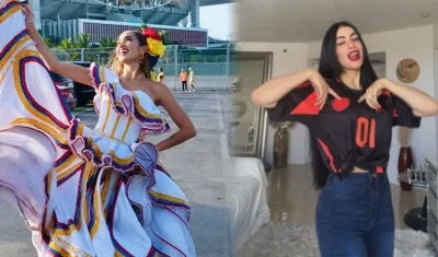 Melissa Cure Villa y Jessica Cediel. 