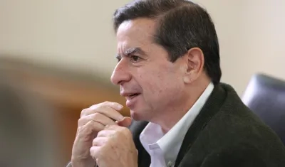 Juan Fernando Cristo, ministro del Interior.