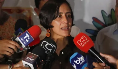 La ministra de Ambiente, Susana Muhamad. 