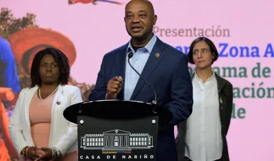 El Canciller de Colombia, Luis Gilberto Murillo.
