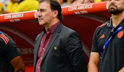 Néstor Lorenzo, técnico de Colombia. 