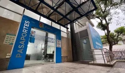 Oficina de Pasaportes.