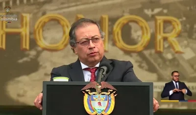 El Presidente Gustavo Petro.