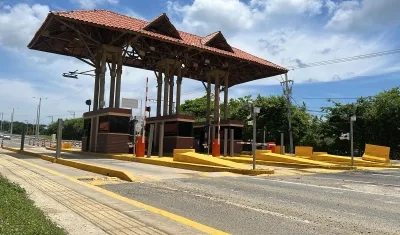 Peaje Papiros en Puerto Colombia.