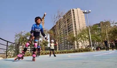 El parque Realismo Mágico en el norte de Barranquilla.