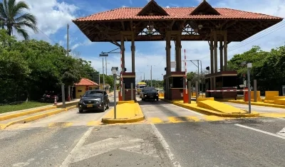 Peaje Papiros en Puerto Colombia.