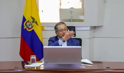 El Presidente colombiano, Gustavo Petro.