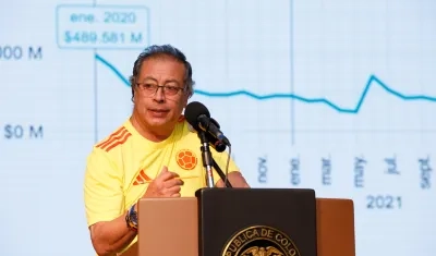 El Presidente Gustavo Petro.