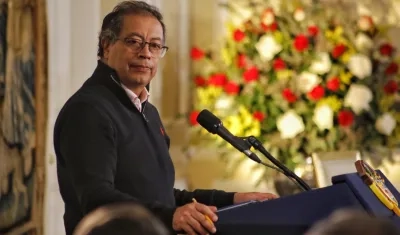 El Presidente Gustavo Petro.