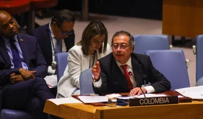 Petro en el Consejo de Seguridad de la ONU.