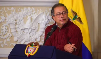 El Presidente Gustavo Petro.