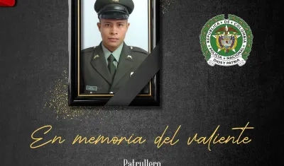 Patrullero Heiner Loaiza Colo.