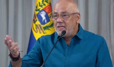 El presidente del Parlamento de Venezuela, el oficialista Jorge Rodríguez.