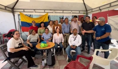 Sindicalistas Mintrabajo sede Atlántico.