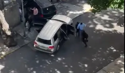 Momento en el que detuvieron Freddy Superlano.