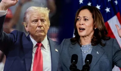 Donald Trump y Kamala Harris.