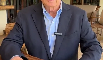 El expresidente Álvaro Uribe Vélez.
