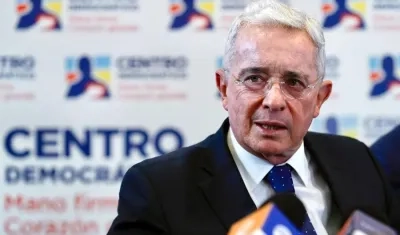 El expresidente Álvaro Uribe Vélez.