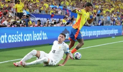 Federico Valverde después del enganche de Richard Ríos.