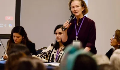 Vera Grabe, jefe de la delegación del Gobierno Nacional.