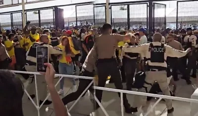 Incidentes en la previa.