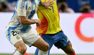 Luis Díaz contra Mac Allister.