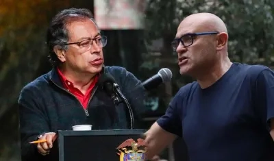 Gustavo Petro y Xavier Vendrell.
