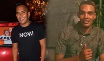 Walter Alvarado, fallecido, y Enrique Nieto, herido. 