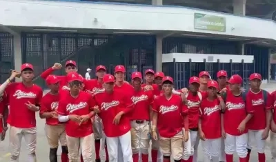 Selección Atlántico de béisbol, finalista en el Campeonato Nacional sub-15, en Cali.
