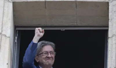 El líder de la izquierda radical francesa, Jean-Luc Mélenchon.