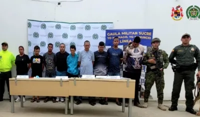 A ocho de los procesados les fue impuesta medida de aseguramiento en centro carcelario, mientras el otro quedó con domiciliaria. 