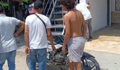 El ataque criminal se registró a la 1:45 de la tarde de este domingo.