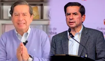 Imágenes de Juan Fernando Cristo cuando rechazaba Constituyente y ahora cuando la apoya.