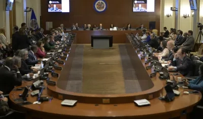 Sesión extraordinaria de la Organización de Estados Americanos.