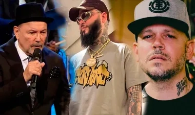 Rubén Blades, Farruko y Residente. 