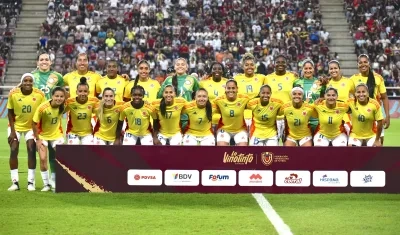 Selección Colombia de fútbol femenino que participará en los Juegos Olímpicos de París 2024.