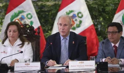 Javier González, canciller de Perú.