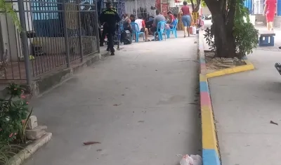 Sector del parque donde se registró el ataque. 