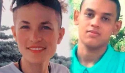 Jefferson Aristizabal, fallecido y John Ríos, herido.