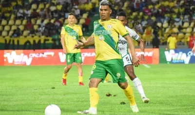 Teófilo Gutiérrez, atacante del Real Cartagena. 