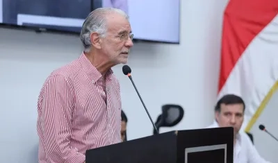 El gobernador del Atlántico, Eduardo Verano