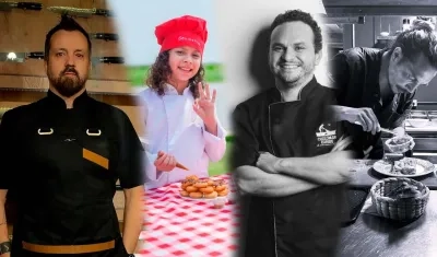 Pablo Fernández, Liz Vanessa Sierra, Juan Pablo Figueroa, José Barbosa.