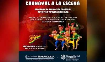 El programa cuenta con el apoyo de la Alcaldía de Barranquilla.