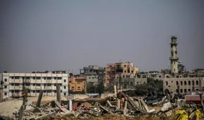 Destrucción causada por los ataques israelíes.