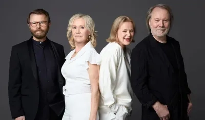 Los miembros del cuarteto sueco ABBA