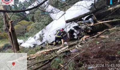 Accidente de avioneta.