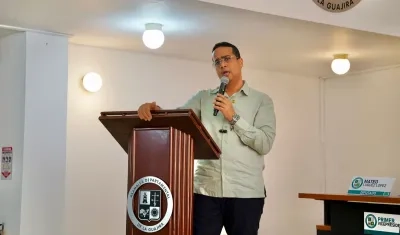 Jairo Aguilar, gobernador de La Guajira.