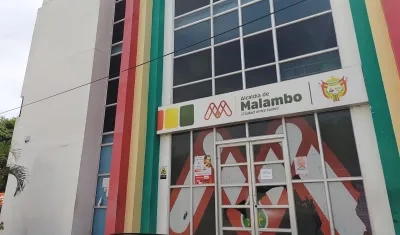 Fachada de la alcaldía de Malambo. 